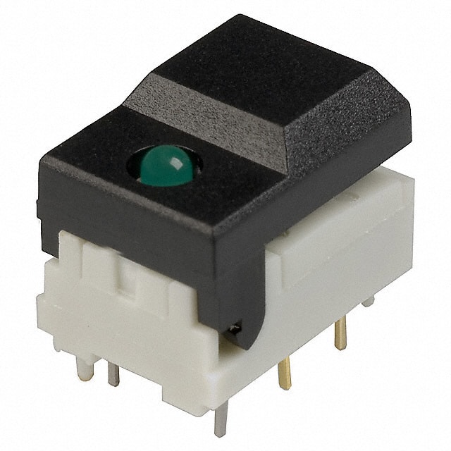 SERL BK GN 7.62 AU EE C&K                                                                    SWITCH PUSH SPDT 0.01A 24V