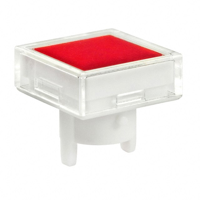 AT4158JC NKK Switches                                                                    CAP PUSHBUTTON SQUARE CLEAR/RED