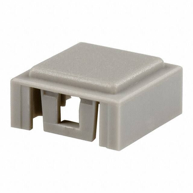 BTNK1020 C&K                                                                    CAP TACTILE SQUARE LIGHT GRAY