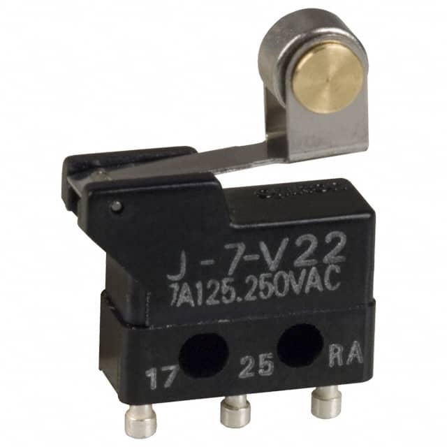 J-7-V22 Omron Electronics Inc-EMC Div                                                                    SWITCH SNAP ACTION SPDT 7A 250V