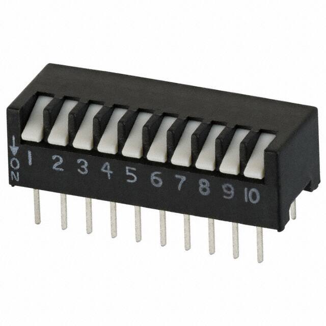 195-10MST CTS Electrocomponents                                                                    SWITCH PIANO DIP SPST 50MA 24V