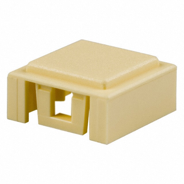 BTNK1080 C&K                                                                    CAP TACTILE SQUARE IVORY