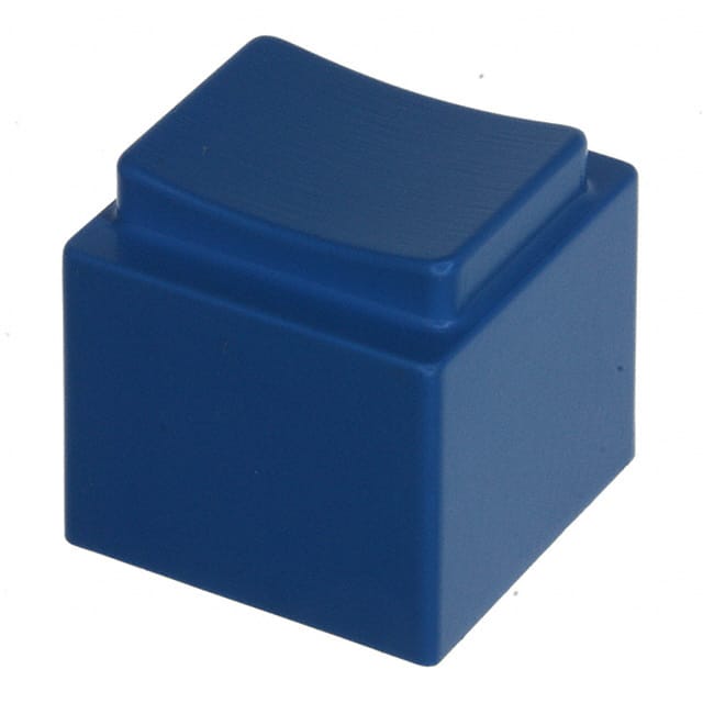 1670000 MEC Switches                                                                    CAP PUSHBUTTON RECTANGULAR BLUE