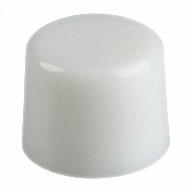 708901000 C&K                                                                    CAP PUSHBUTTON ROUND WHITE