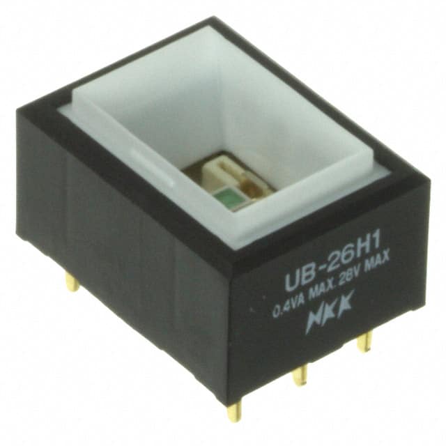 UB26RKG035F NKK Switches                                                                    SWITCH PUSH DPDT 0.4VA 28V