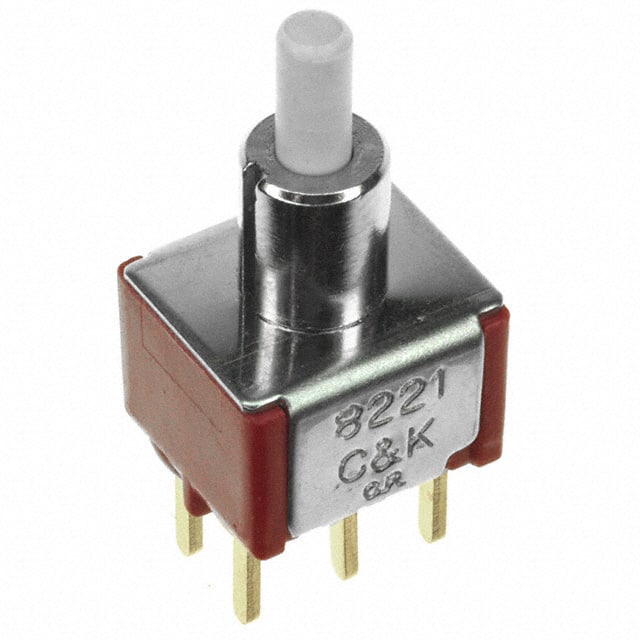 8221SD9CGE C&K                                                                    SWITCH PUSHBUTTON DPDT 1A 120V