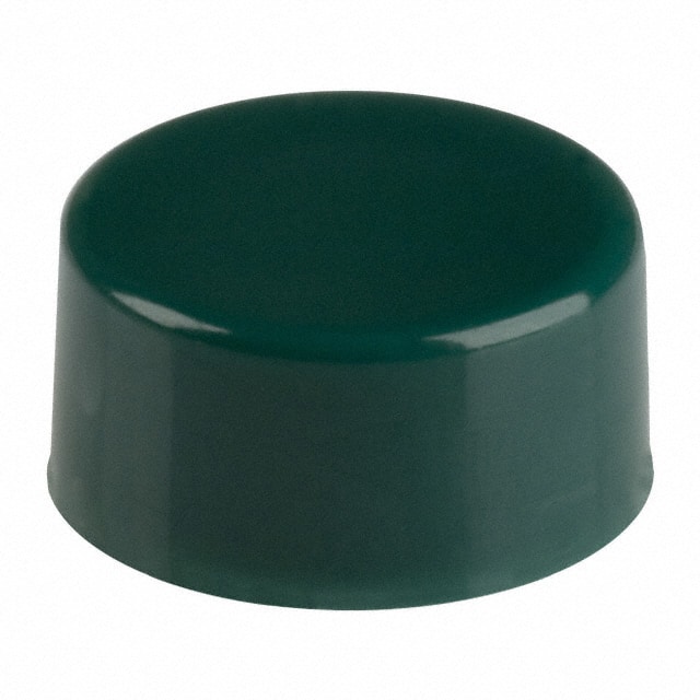 465806000 C&K                                                                    CAP PUSHBUTTON ROUND GREEN