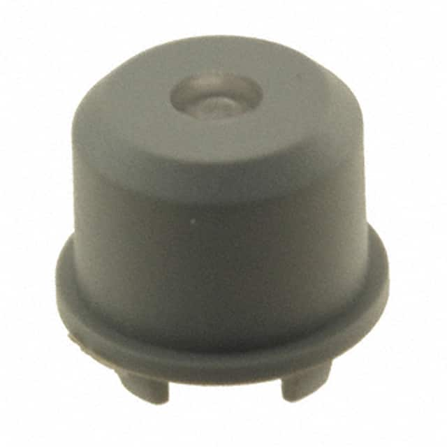 1ES031 MEC Switches                                                                    CAP TACTILE RND GRAY/TRANS LENS