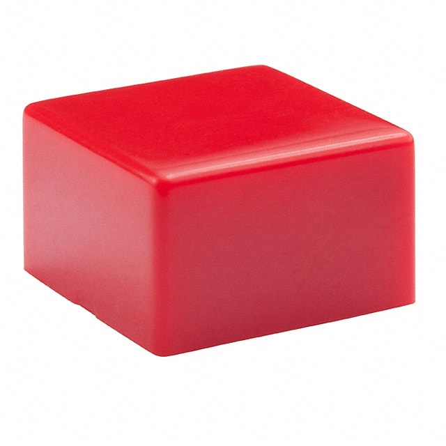 AT4140C NKK Switches                                                                    CAP TACTILE SQUARE RED