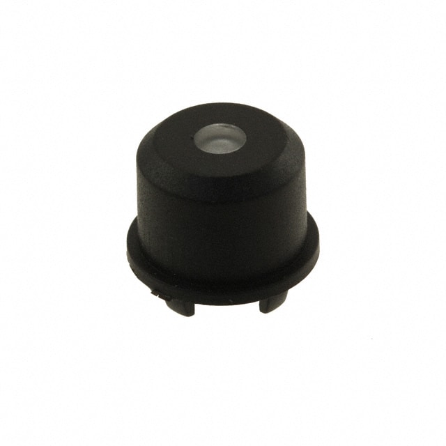 1ES091 MEC Switches                                                                    CAP TACTILE ROUND BLK/TRANS LENS