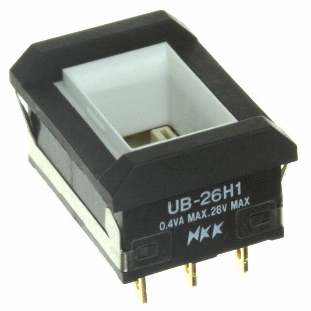 UB26NBKG015D NKK Switches                                                                    SWITCH PUSH DPDT 0.4VA 28V