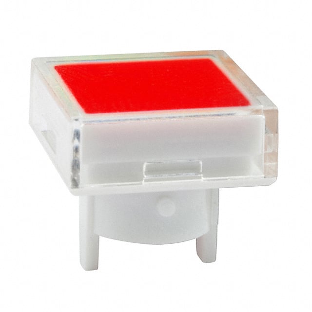 AT487JC NKK Switches                                                                    CAP PUSHBUTTON SQUARE CLEAR/RED