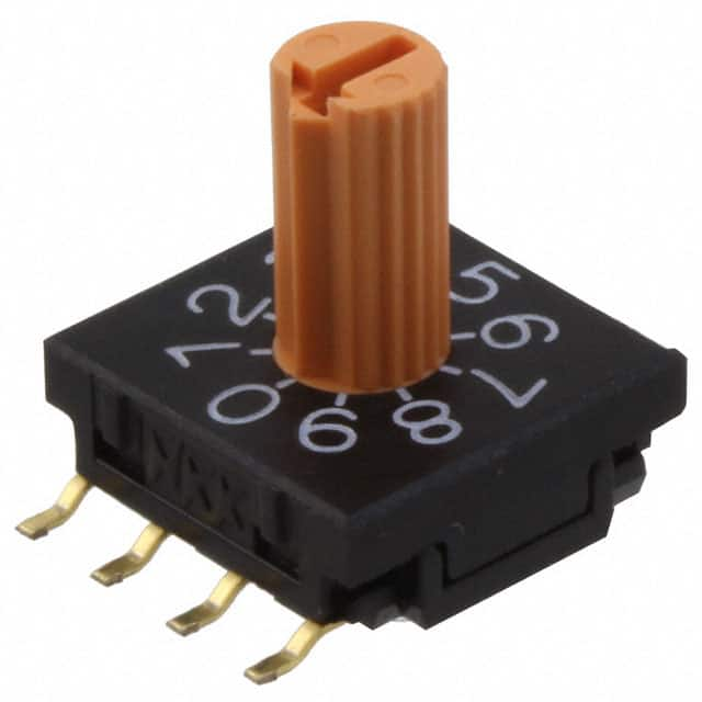 FR02KR10P-R NKK Switches                                                                    SWITCH ROTARY DIP BCD 100MA 5V