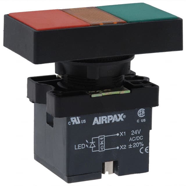 ASP2ATL5RLF3F4110AC Sensata-Airpax                                                                    SWITCH UNIT PB 22MM RED/GRN IL