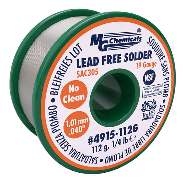 4915-112G MG Chemicals                                                                    SOLDER LF SAC305 NO CLEAN