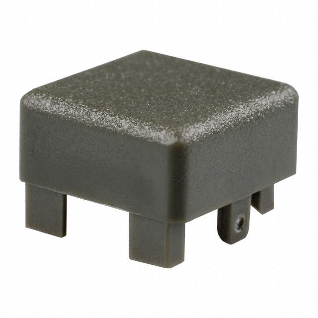 BTND610 C&K                                                                    CAP PUSHBUTTON SQUARE GRAY