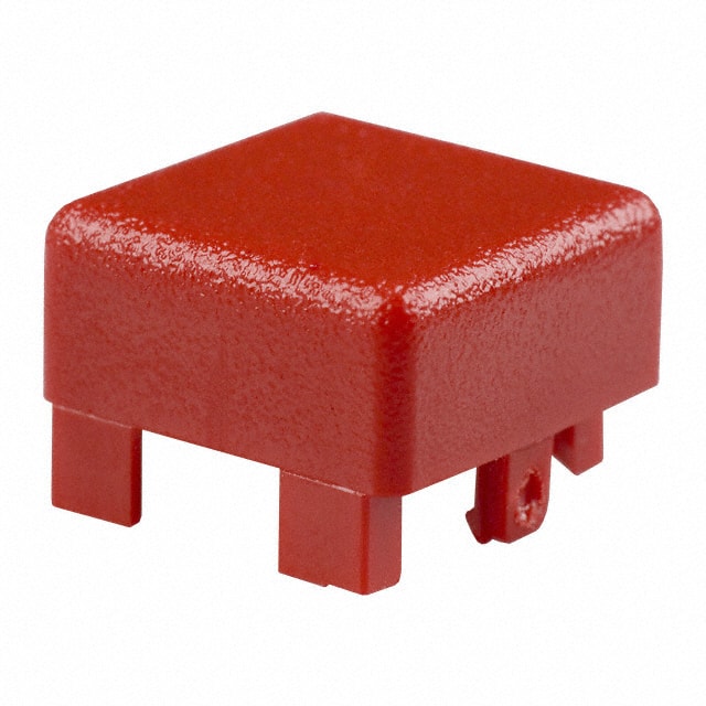 BTND640 C&K                                                                    CAP PUSHBUTTON SQUARE RED