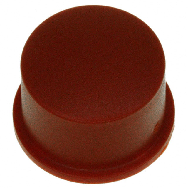 1U08 MEC Switches                                                                    CAP TACTILE ROUND RED