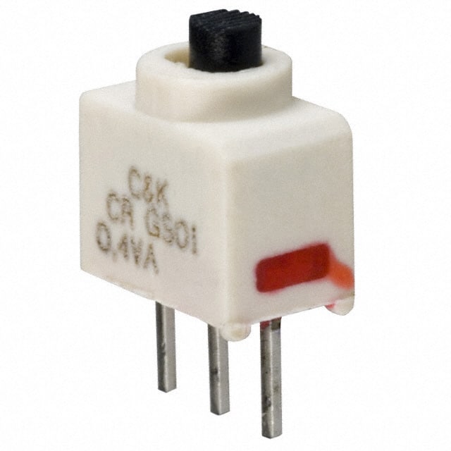 GS01MCKE C&K                                                                    SWITCH SLIDE SPDT 0.4VA 20V