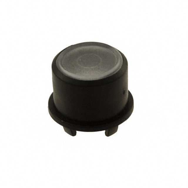 1FS091 MEC Switches                                                                    CAP TACTILE ROUND BLK/TRANS LENS