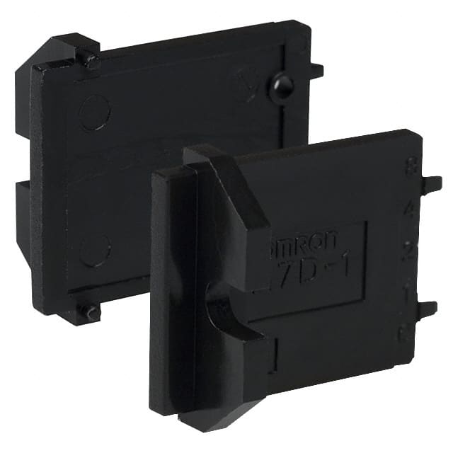 A7D-1M-1 Omron Electronics Inc-EMC Div                                                                    END CAP BLK BACK MNT 2PCS