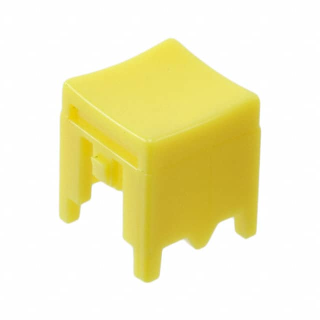 P23498 Switchcraft Inc.                                                                    CAP PUSHBUTTON SQUARE YELLOW