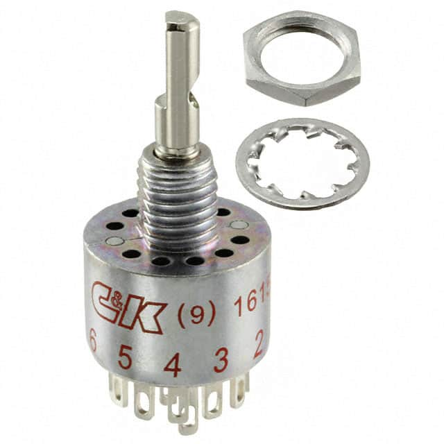 MD06L1NZQD C&K                                                                    SWITCH ROTARY 6POS 250MA 125V