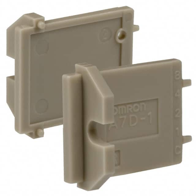 A7D-1M Omron Electronics Inc-EMC Div                                                                    END CAP GREY BACK MNT 2PCS