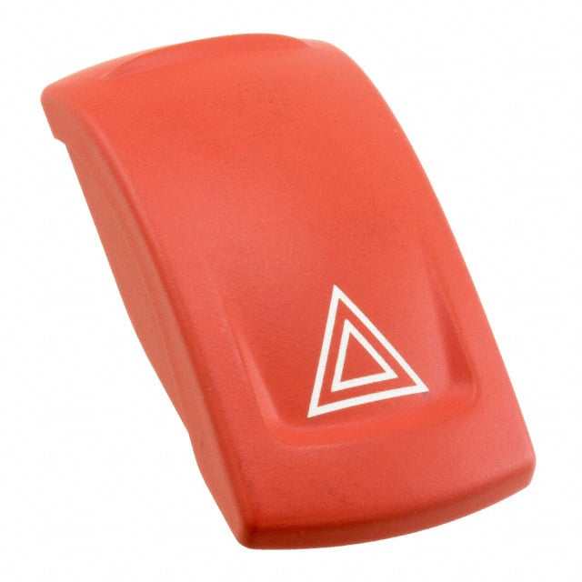 KRR26NXXXX13 APEM Inc.                                                                    CAP ROCKER RECTANGULAR RED