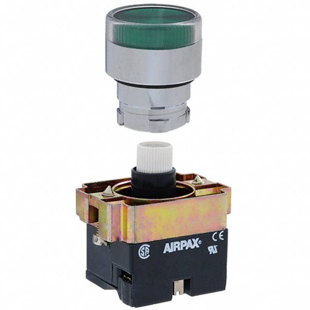 AS2ALF3LB24 Sensata-Airpax                                                                    SWITCH UNIT 22MM GRN ILLUM 24V