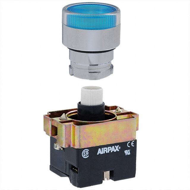 AS2ALF6LB110 Sensata-Airpax                                                                    SWITCH UNIT 22MM BLU ILLUM 120