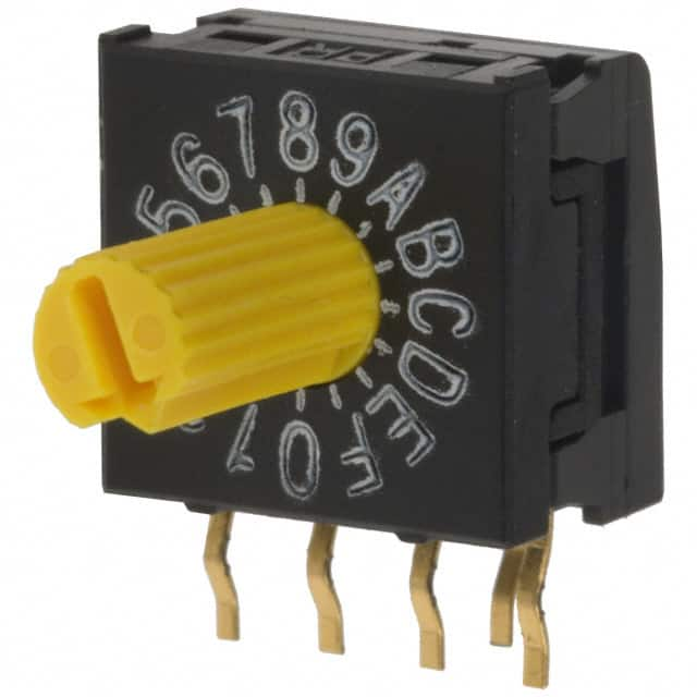 FR01KC16H-S NKK Switches                                                                    SW ROTARY DIP HEX COMP 100MA 5V