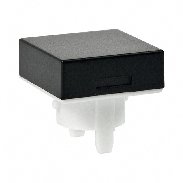 AT485A NKK Switches                                                                    CAP PUSHBUTTON SQUARE BLACK