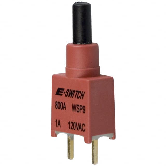 800AWSP9M2RE E-Switch                                                                    SWITCH PUSH SPST-NO 0.4VA 20V