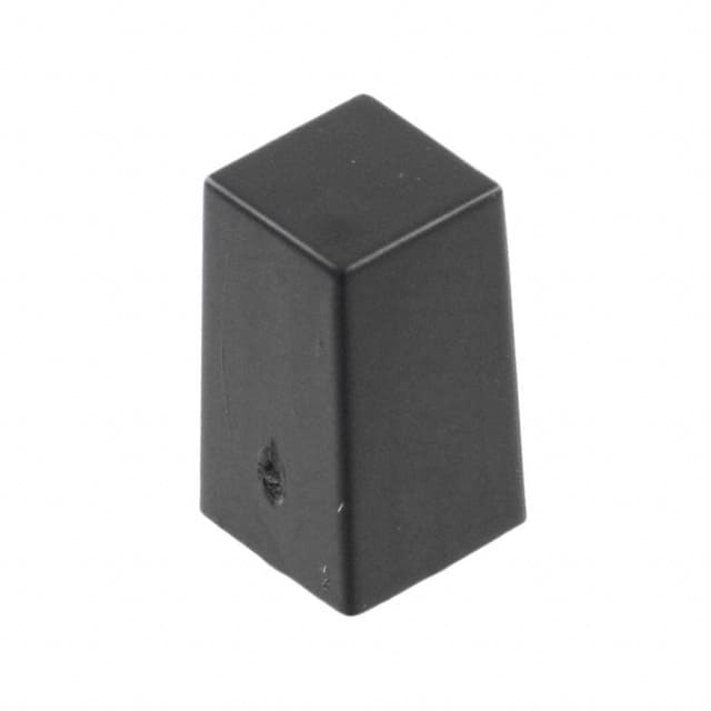 G004A C&K                                                                    CAP PUSHBUTTON SQUARE BLACK