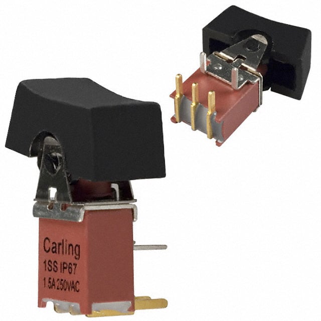 1SS-WMSP3-R1/2-M6GE Carling Technologies                                                                    SWITCH ROCKER SPDT 3A 125V