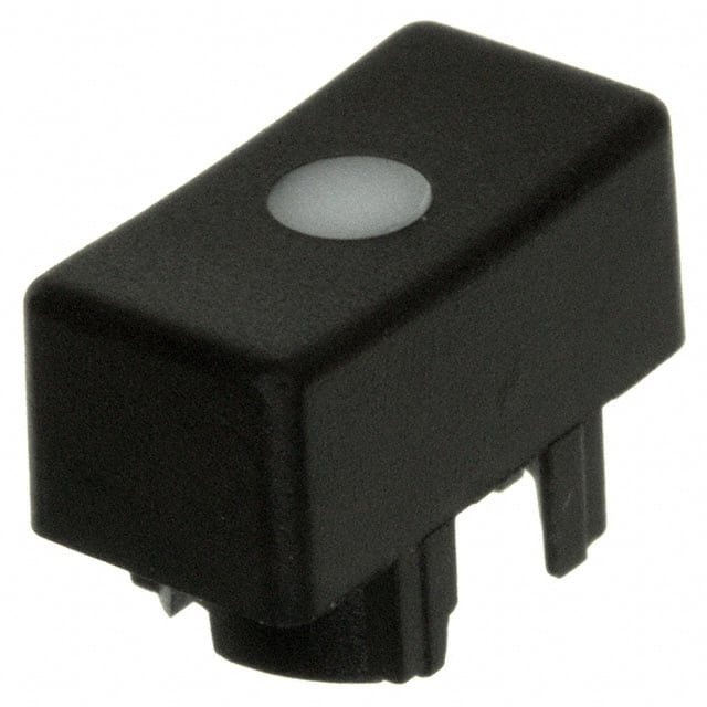 1R096 MEC Switches                                                                    CAP TACT RECT BLK/FROST WHT LENS