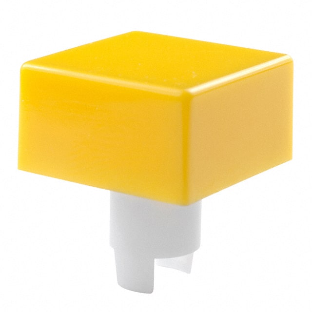 AT419E NKK Switches                                                                    CAP PUSHBUTTON SQUARE YELLOW