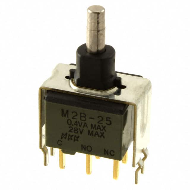 M2B25AA5G13 NKK Switches                                                                    SWITCH PUSH DPDT 0.4VA 28V