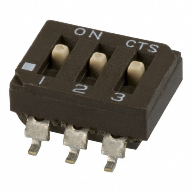 219-3MSTRF CTS Electrocomponents                                                                    SWITCH SLIDE DIP SPST 100MA 20V