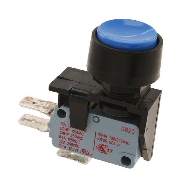 3832510MBL Bulgin                                                                    SWITCH PUSHBUTTON SPDT 16A 250V