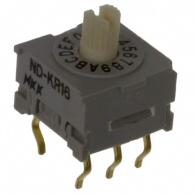 NDKR16P NKK Switches                                                                    SWITCH ROTARY DIP HEX 100MA 5V