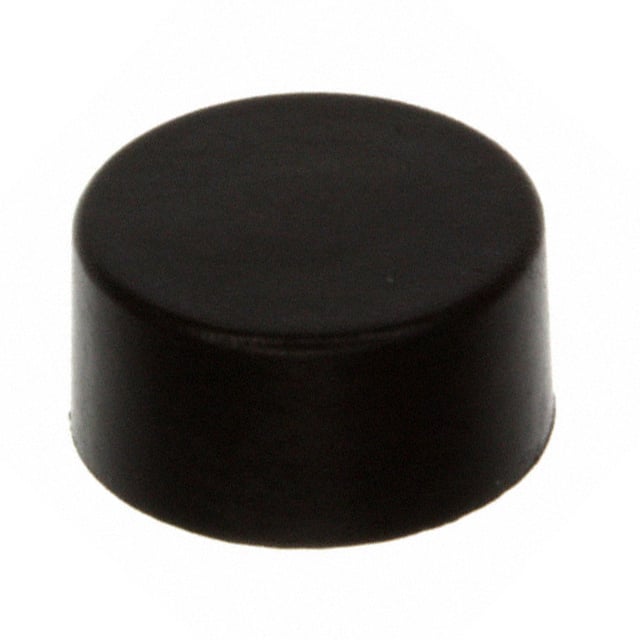 585A02000 C&K                                                                    CAP PUSHBUTTON ROUND BLACK