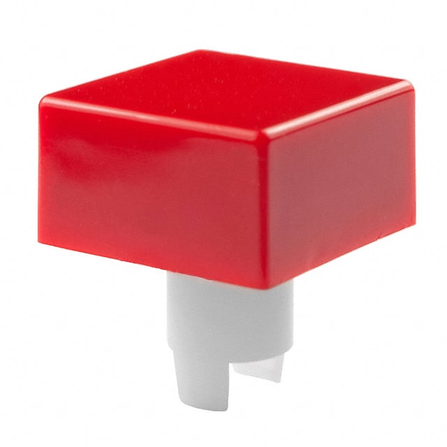 AT419C NKK Switches                                                                    CAP PUSHBUTTON SQUARE RED