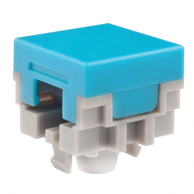 AT484G NKK Switches                                                                    CAP PUSHBUTTON SQUARE BLUE