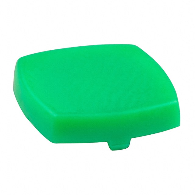 AT4077F NKK Switches                                                                    CAP TACTILE SQUARE GREEN