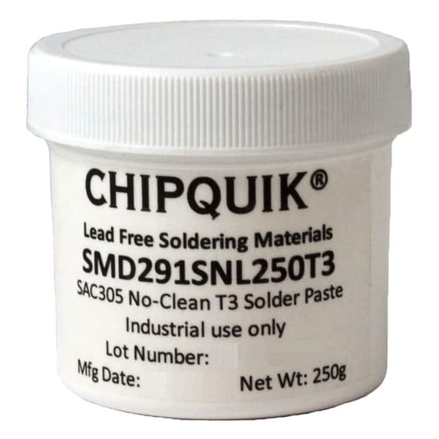 SMD291SNL250T3 Chip Quik Inc.                                                                    SOLDER PASTE SAC305 250G T3