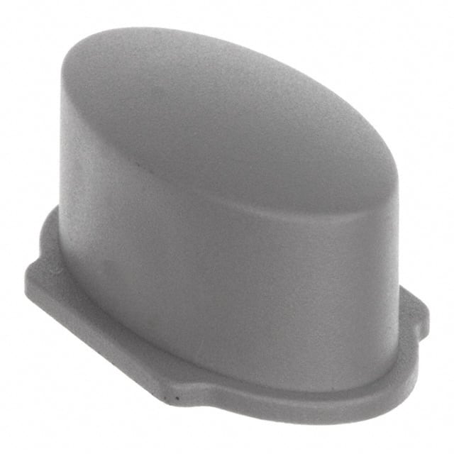 1WD03 MEC Switches                                                                    CAP TACTILE OVAL GRAY