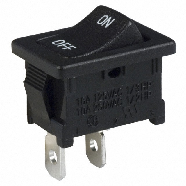 DA102J12S215DQF C&K                                                                    SWITCH ROCKER SPST 16A 125V