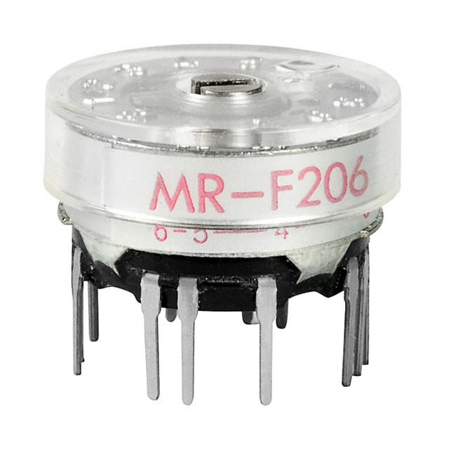 MRF206 NKK Switches                                                                    SWITCH ROTARY 2-6POS 0.4VA 28V